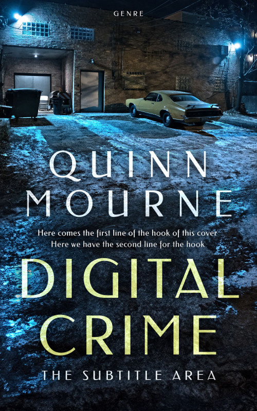 Pre Made Book Cover Mirage