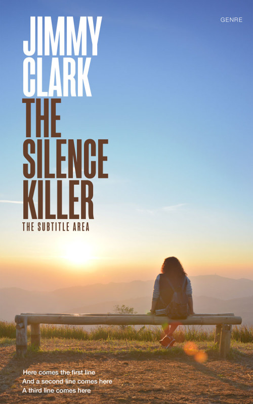 Pre Made Book Cover Rock Blue