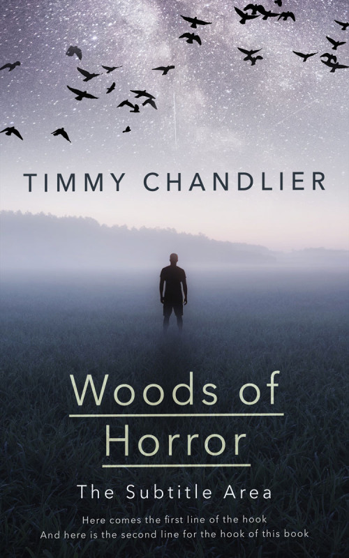 Pre Made Book Cover Ebony Clay