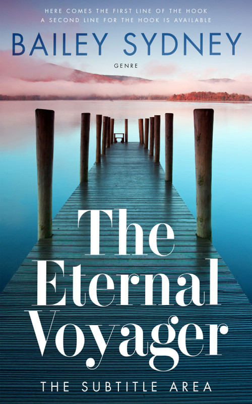 Pre Made Book Cover Blue Dianne