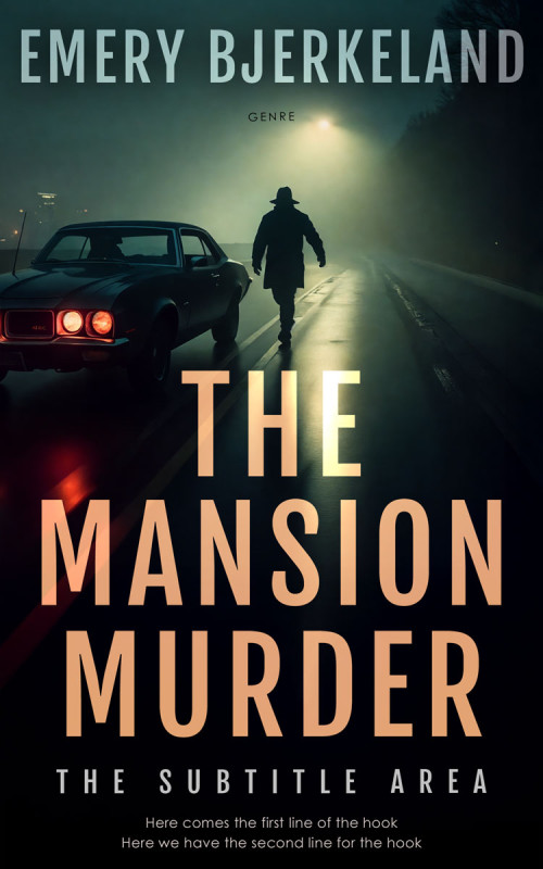 Pre Made Book Cover Tan