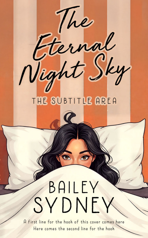 Pre Made Book Cover Almond