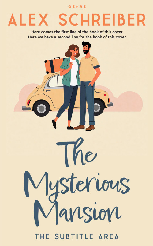 Pre Made Book Cover Albescent White