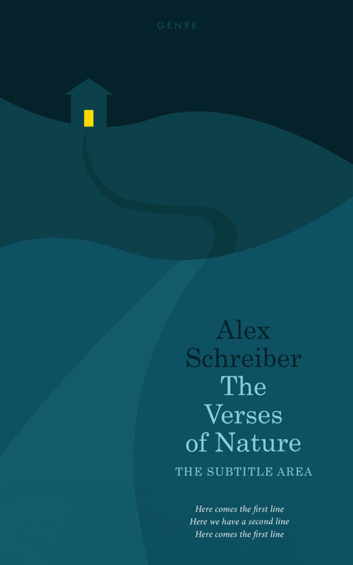 Pre Made Book Cover Deep Sea Green