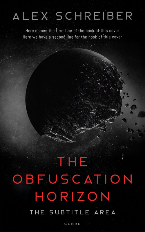 Pre Made Book Cover Cod Gray