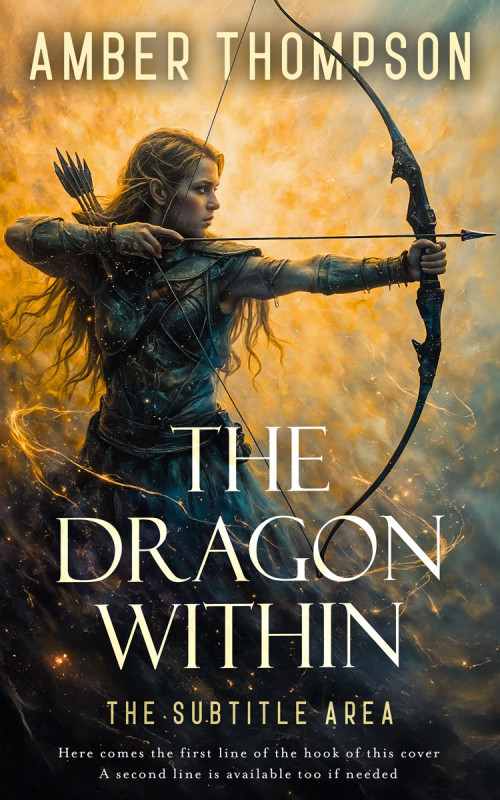 Pre Made Book Cover Harvest Gold