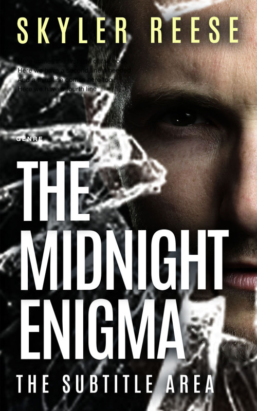 Pre Made Book Cover Soft Amber