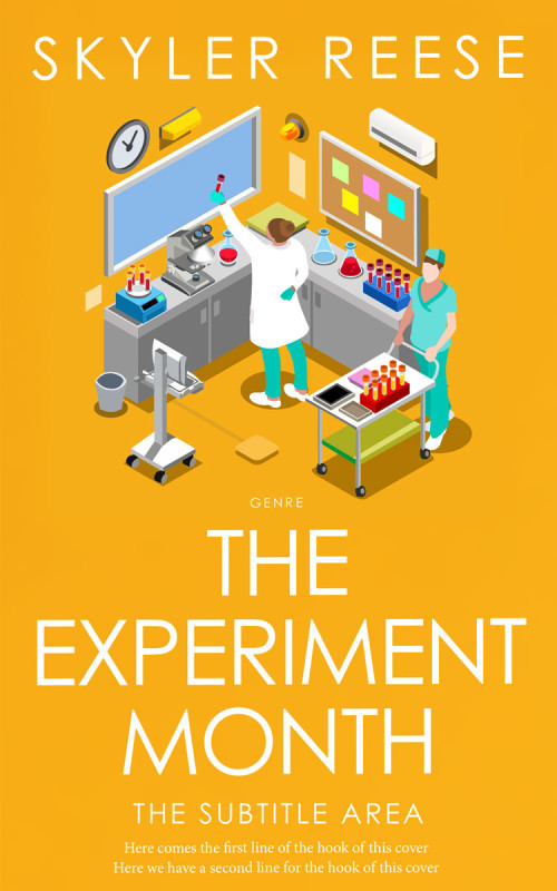 Pre Made Book Cover Buttercup