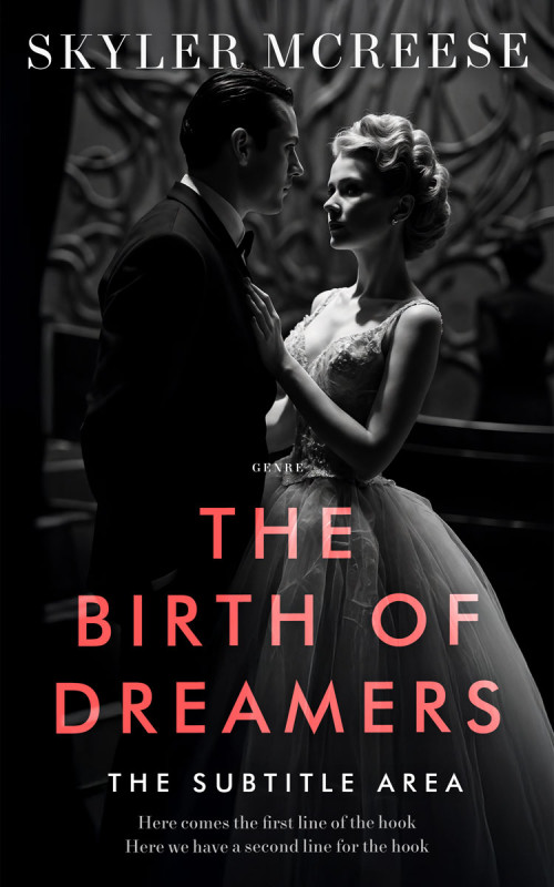 Pre Made Book Cover Cod Gray