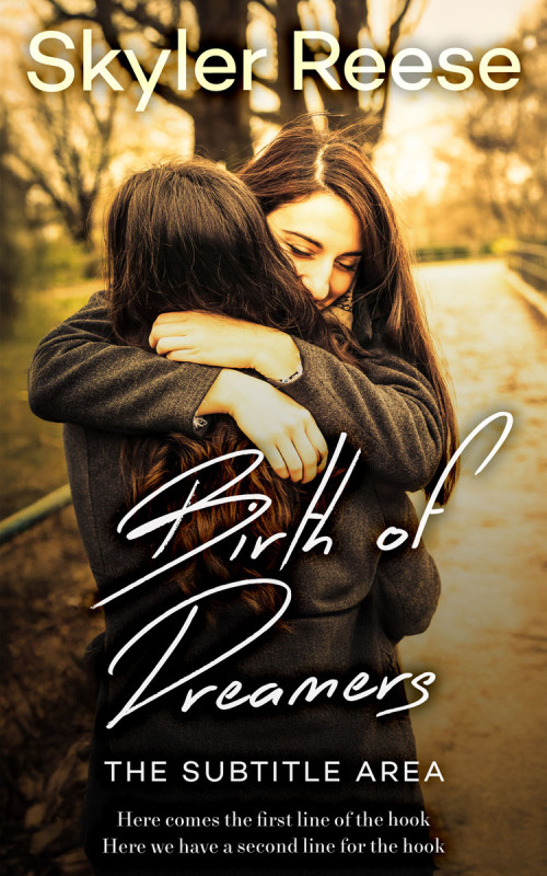 Pre Made Book Cover Calico