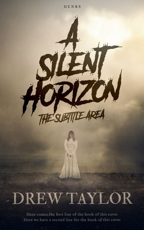 Pre Made Book Cover Heathered Gray