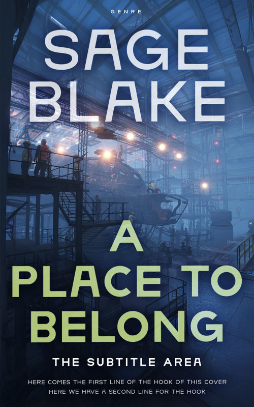 Pre Made Book Cover San Juan