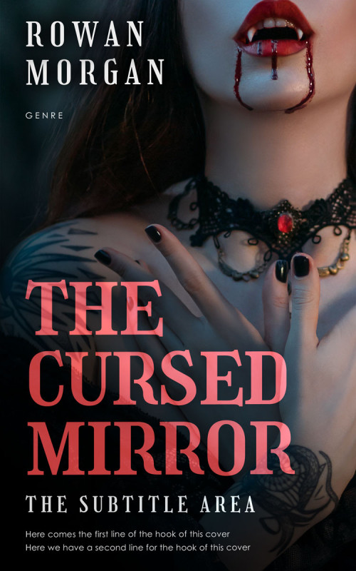 Pre Made Book Cover Old Rose