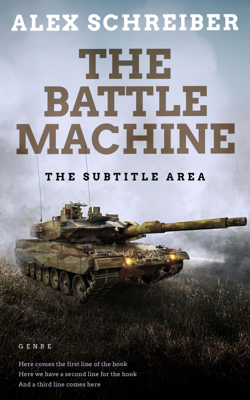 Pre Made Book Cover Heather