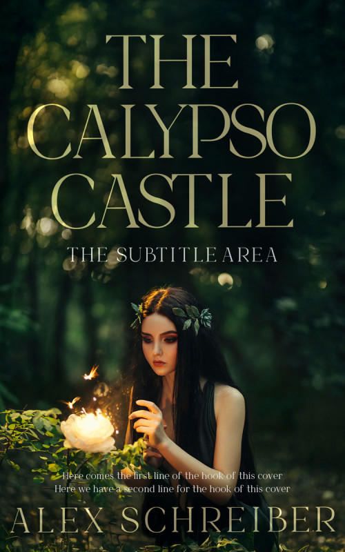 Pre Made Book Cover Hunter Green