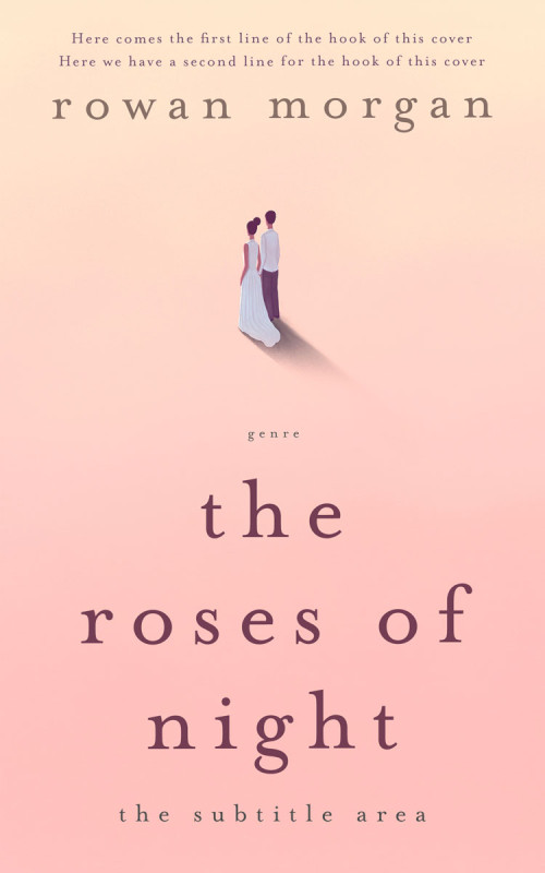 Pre Made Book Cover Apricot Peach