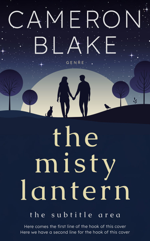 Pre Made Book Cover Mirage