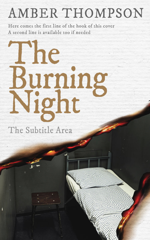 Pre Made Book Cover Desert Storm