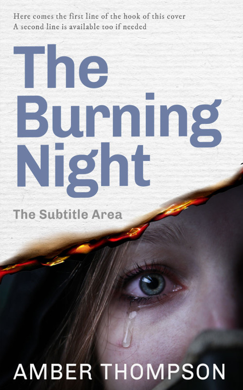 Pre Made Book Cover Cod Gray