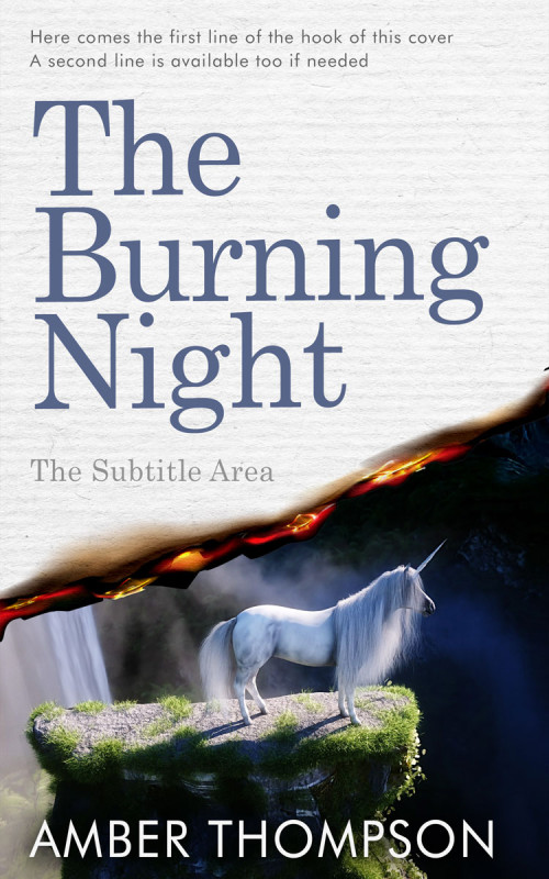 Pre Made Book Cover Iron