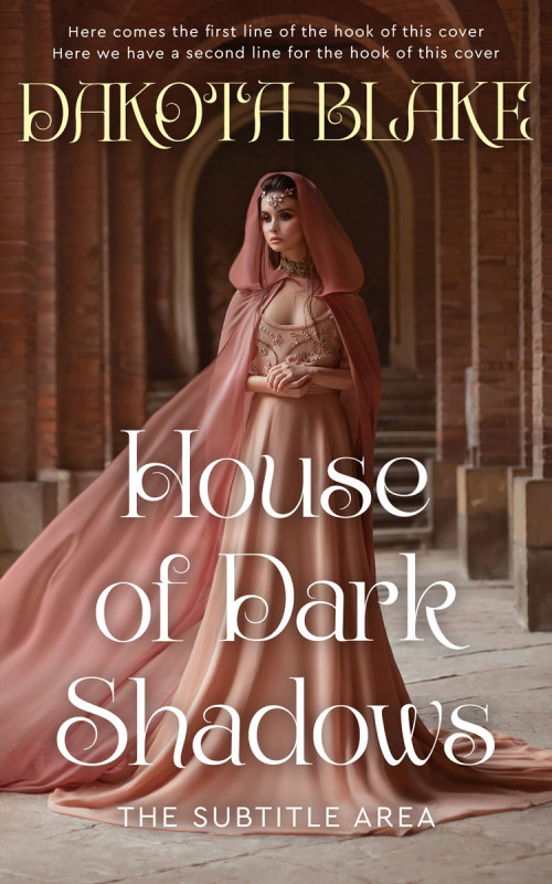 Pre Made Book Cover Metallic Bronze