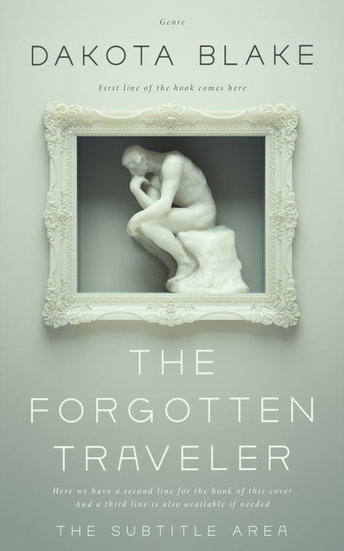 Pre Made Book Cover Green Spring