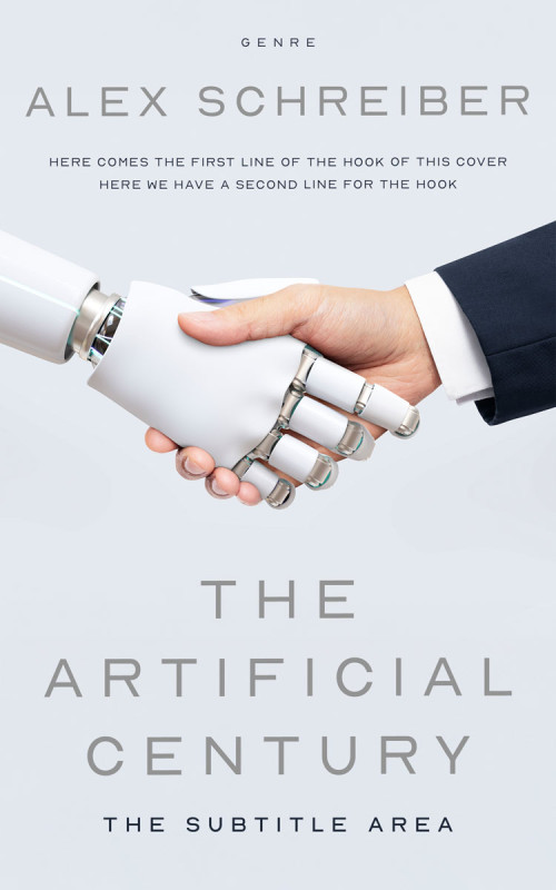 Pre Made Book Cover Athens Gray