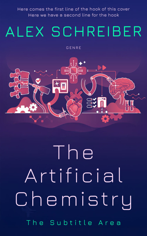 Pre Made Book Cover Port Gore