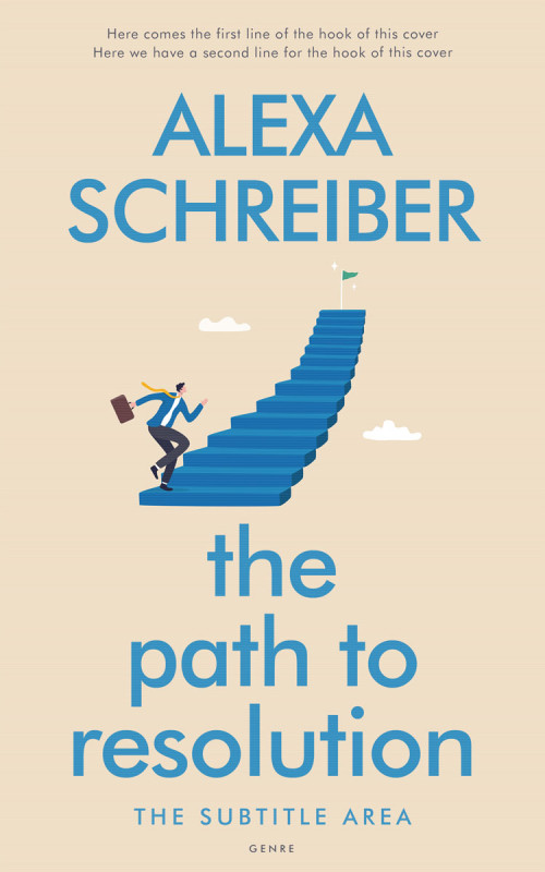 Pre Made Book Cover Double Spanish White