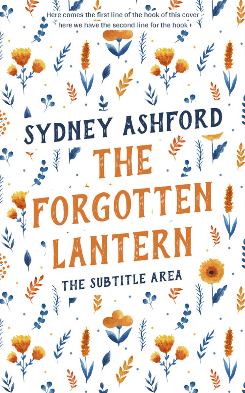 Pre Made Book Cover Chambray