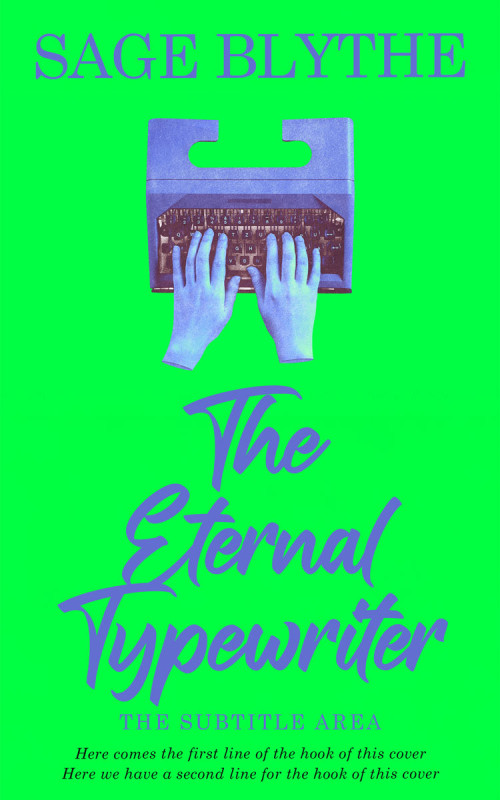 Pre Made Book Cover Malachite