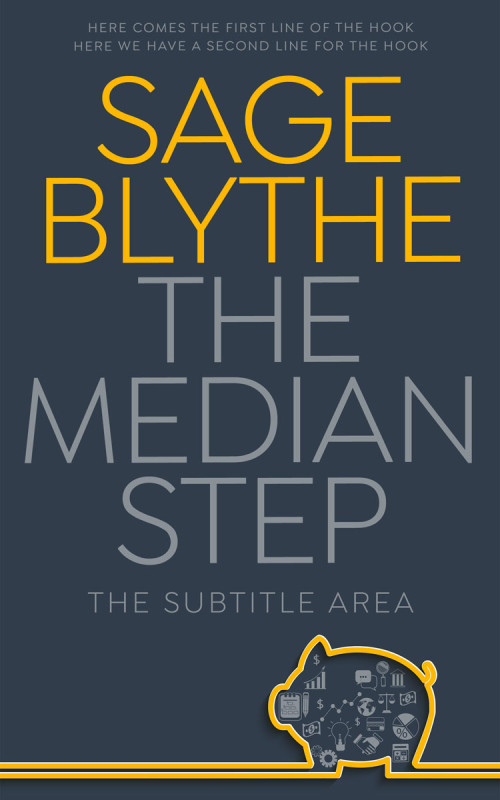 Pre Made Book Cover Oxford Blue