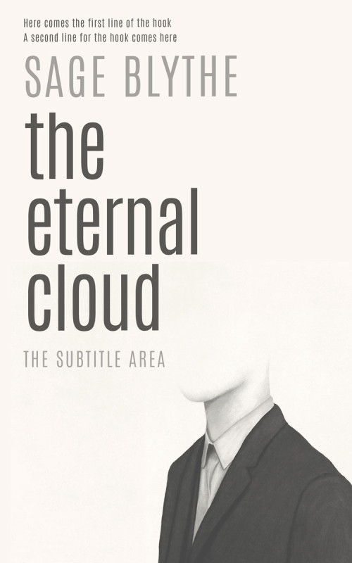 Pre Made Book Cover Fuscous Gray