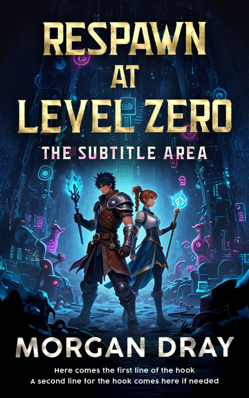 Pre Made Book Cover Ebony