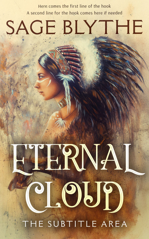 Pre Made Book Cover Indian Khaki