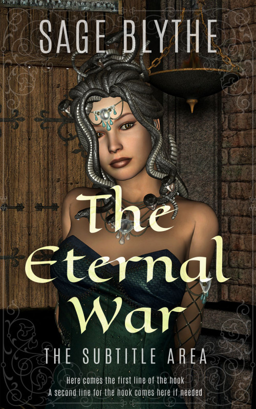 Pre Made Book Cover Zeus