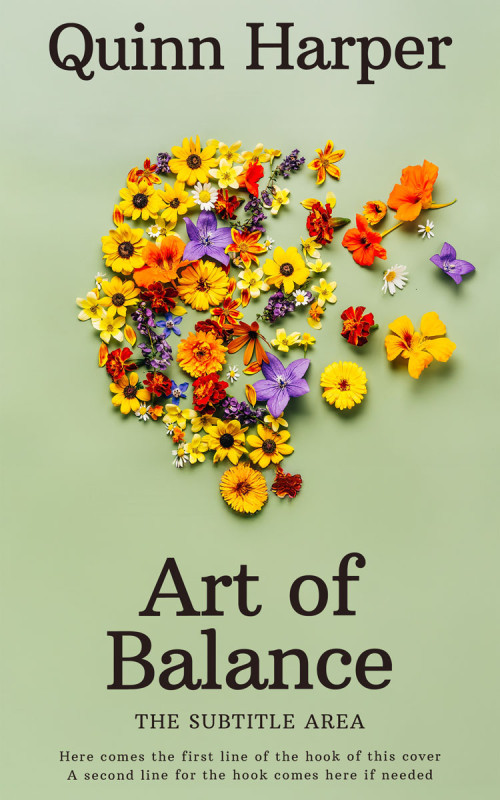 Pre Made Book Cover Coriander