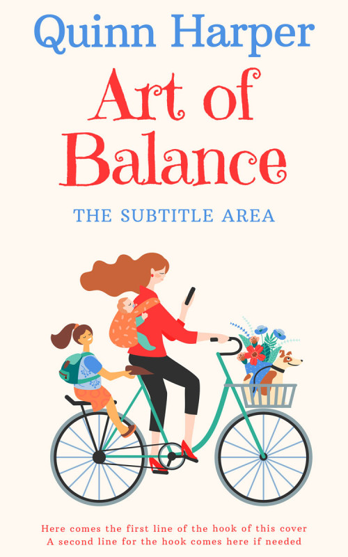 Pre Made Book Cover Beige