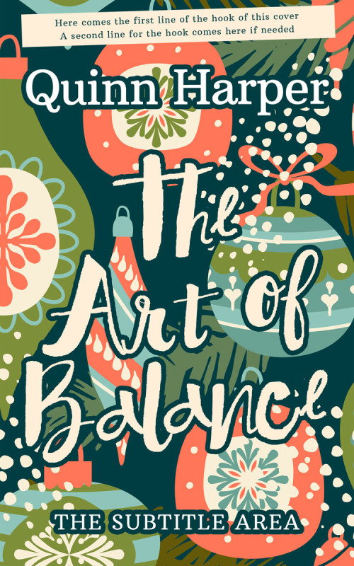 Pre Made Book Cover Apricot Peach