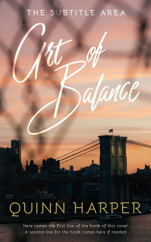 Pre Made Book Cover Brandy Rose