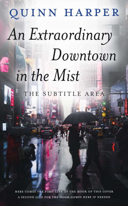 Pre Made Book Cover Bon Jour