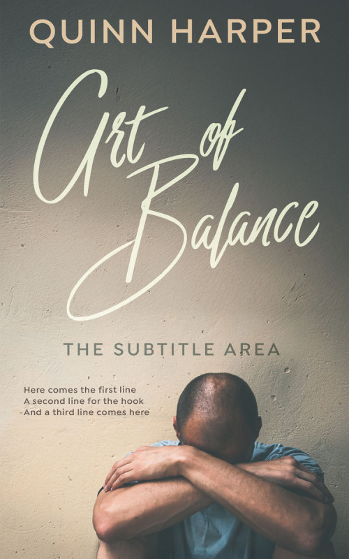 Pre Made Book Cover Storm Dust