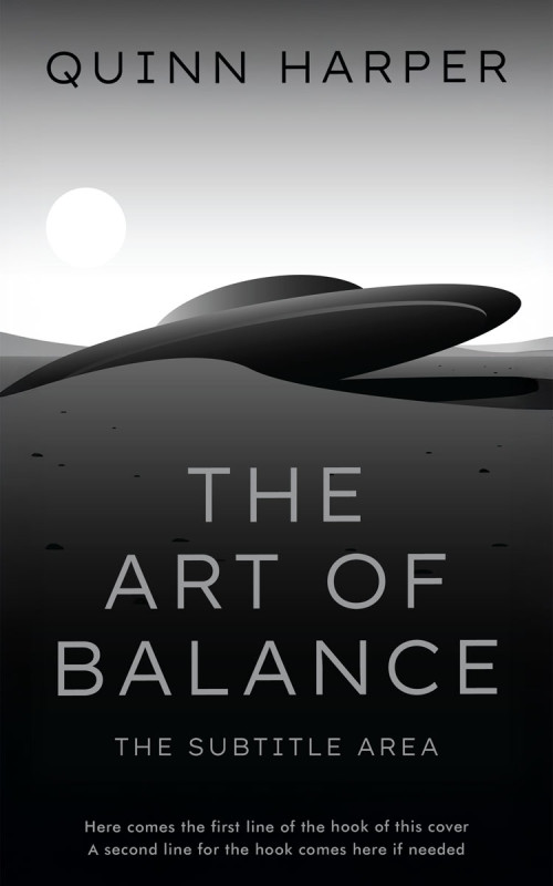 Pre Made Book Cover Silver Sand