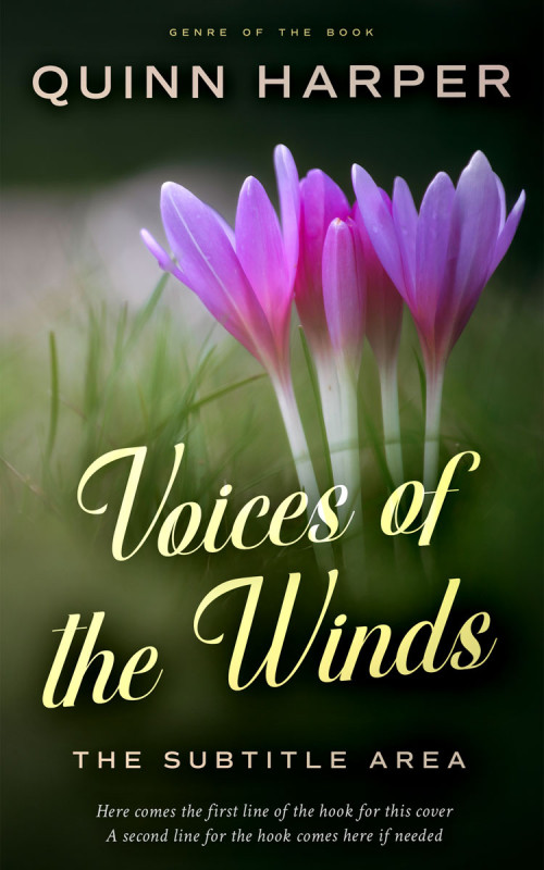 Pre Made Book Cover Lily