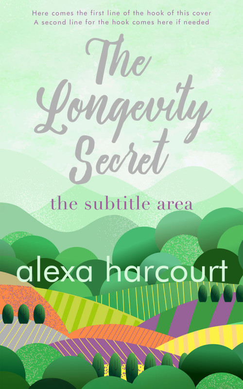 Pre Made Book Cover Sea Green