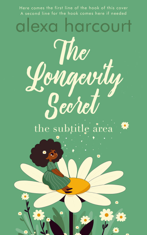 Pre Made Book Cover Aqua Forest