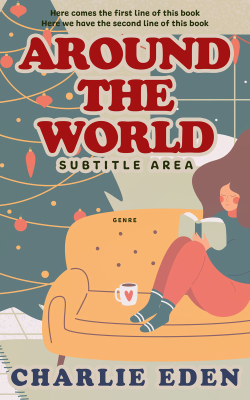 Pre Made Book Cover Calico