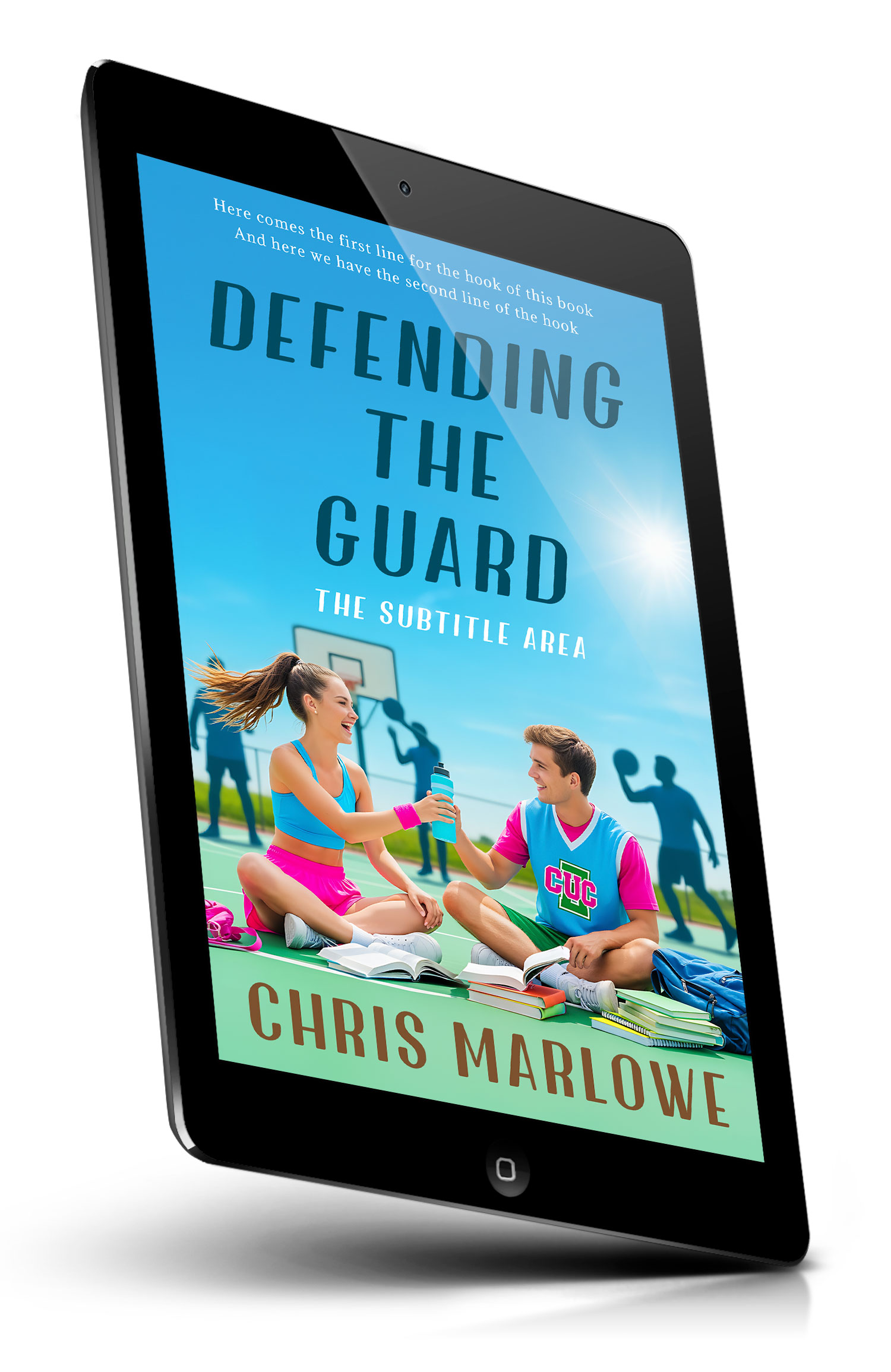 Tablet view of Premade Teen & Young Adult Book Cover - Scooter #18051 | BookCoverZone