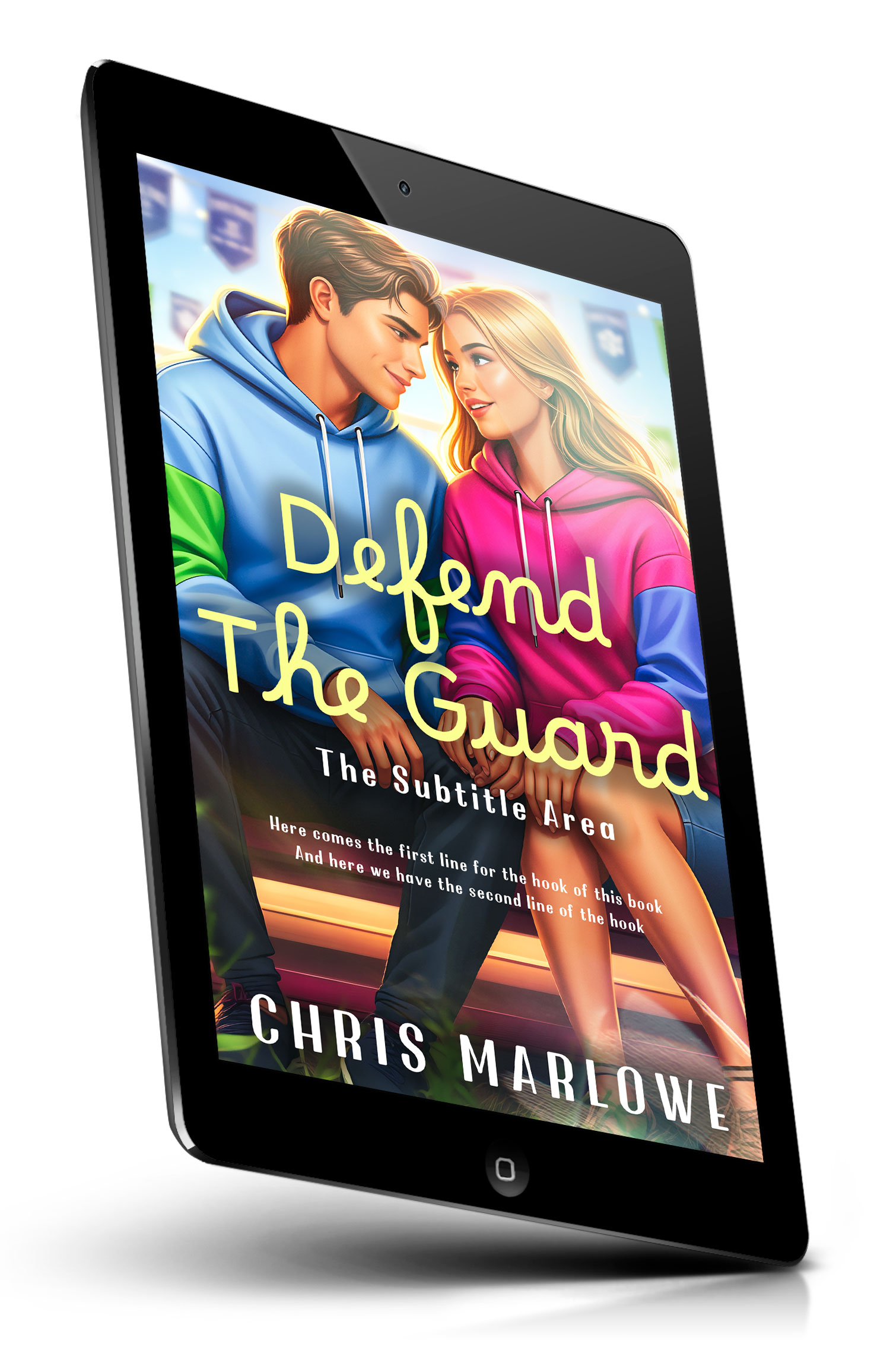 Tablet view of Premade Teen & Young Adult Book Cover - Cameo #18058 | BookCoverZone
