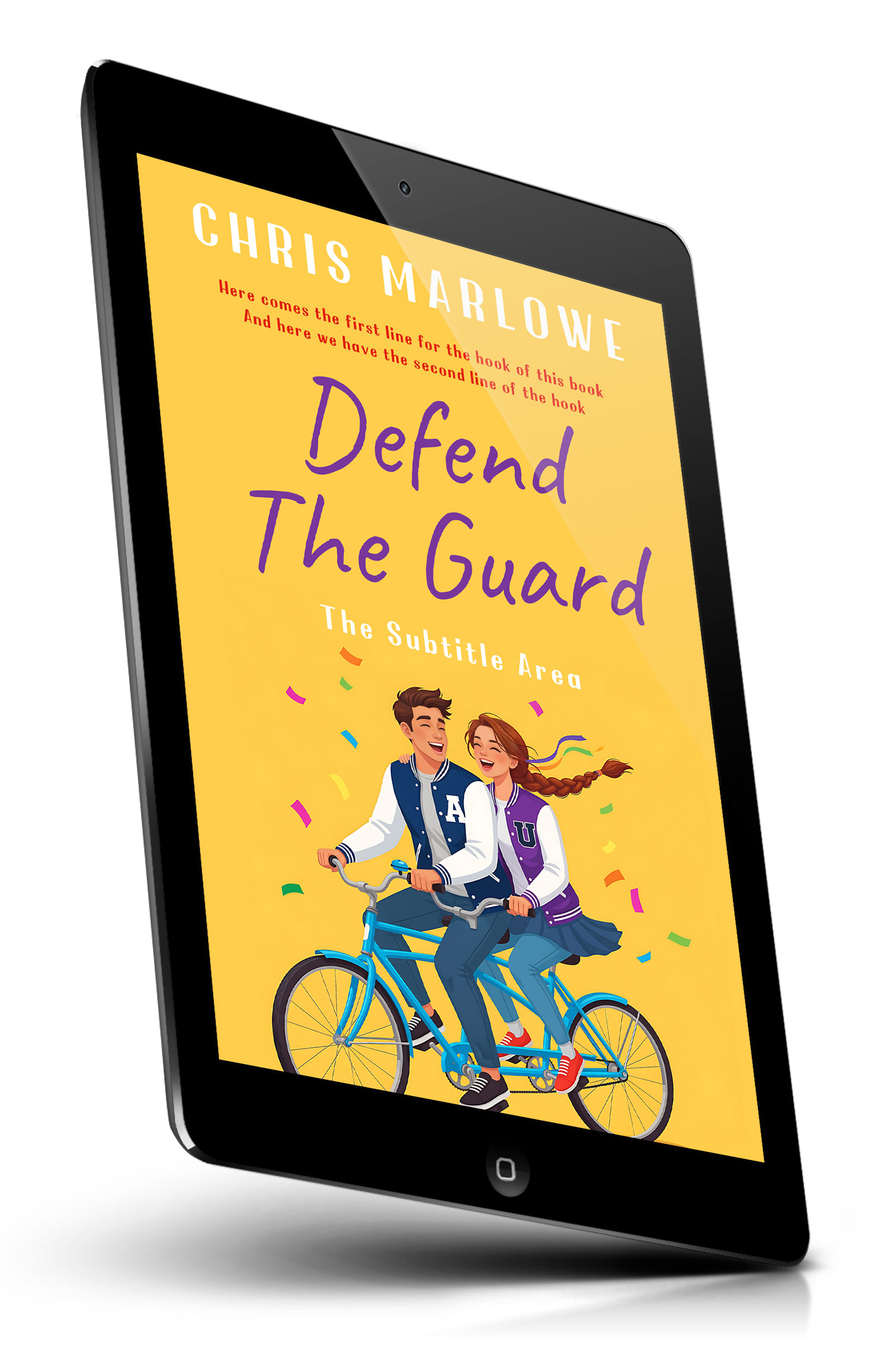 Tablet view of Premade Teen & Young Adult Book Cover - Saffron Mango #18063 | BookCoverZone